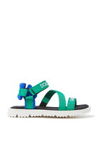 Kids Logo Strap Sandals