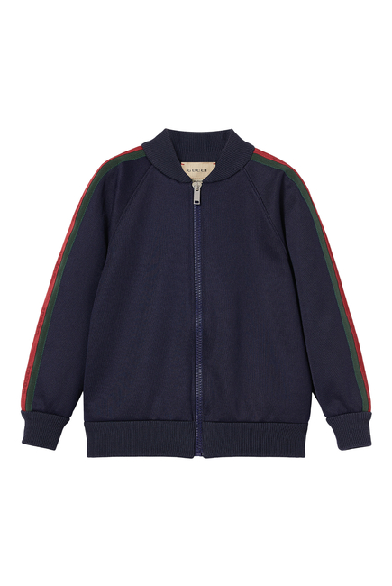 Kids Technical Jersey Zip Jacket