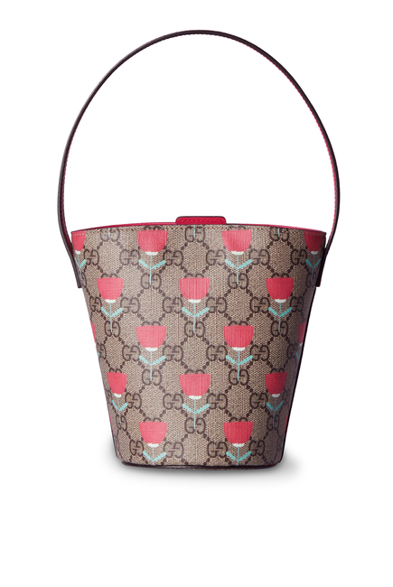 Kids Printed GG Bucket Bag