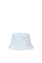 Kids All-Over Logo Print Bucket Hat