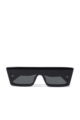 Monochroms Low Rectangular Sunglasses