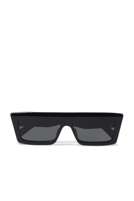 Monochroms Low Rectangular Sunglasses