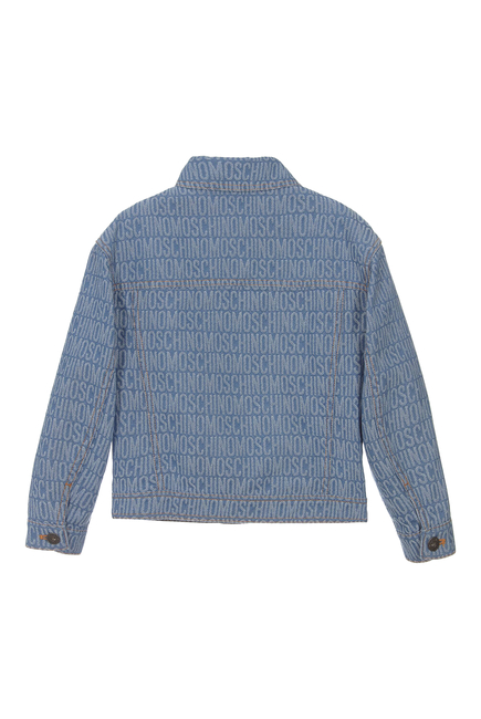 Kids Monogram Jacquard Denim Jacket