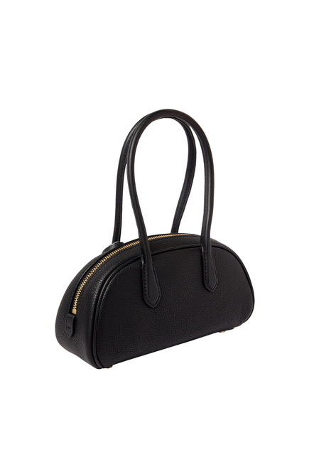 Lulu Small Pebbled Satchel Bag