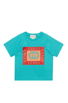 Cotton T-Shirt With Gucci Logo