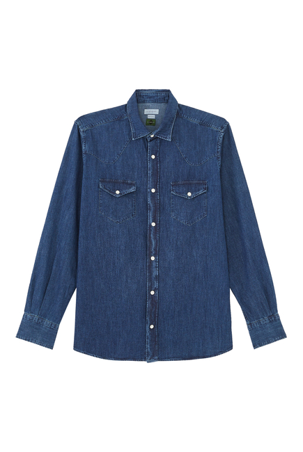 Washed Denim Shirt