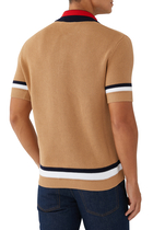 Piquet Knit Cotton Polo Shirt