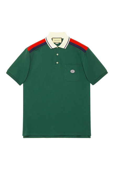 Interlocking G Cotton Polo