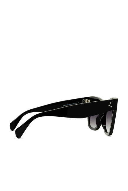 Rectangular Cat Eye Sunglasses