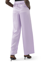 Satin Wide-Leg Pants