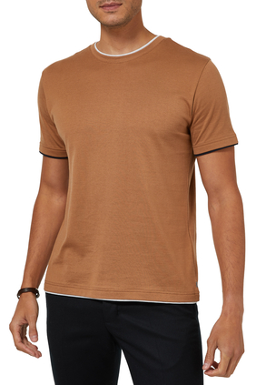 Jersey Contrasting T-Shirt