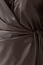 Xaviera Okobor™ Alt-Leather Mini Dress