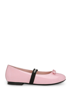 Kids Patent Leather Ballet Flats with Bow