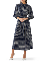 Izzy Polka Dot Shirt Dress