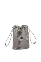 Eyes Mesh Drawstring Pouch