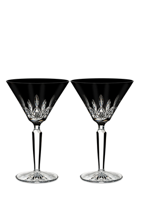 Waterford Lismore Martini Glasses, Set of Two