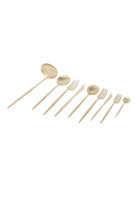 Moon Champagne 75 Piece Cutlery Set