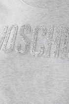 Glitter Logo Crop T-Shirt