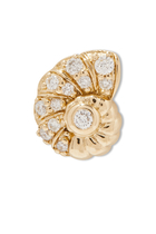 Nautilus Shell Single Stud Earring