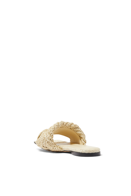 Lido Woven Flat Sandals