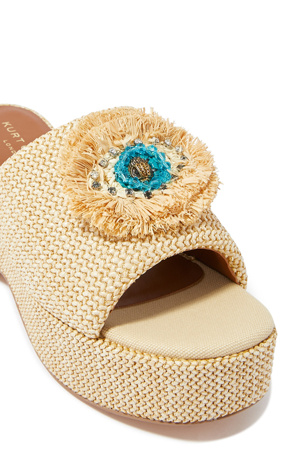 Kensington 80 Eye Wedge Mules