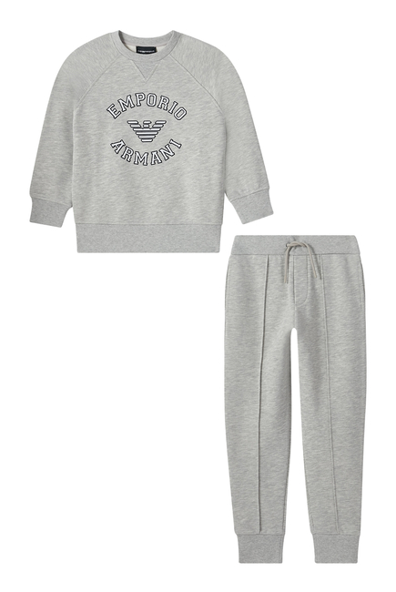 Kids Logo Cotton-Blend Tracksuit