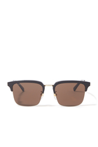 Rectangular Acetate Sunglasses