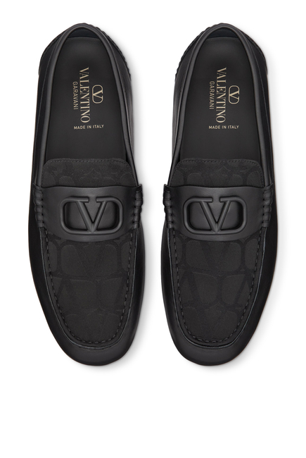 VLogo Signature Driver Loafers