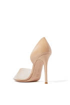 Bree 105 Plexi Open Toe Pumps