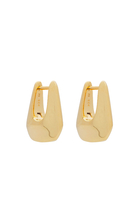 Lucy Williams Mini Graduated Hoops, 18k Gold Plated Vermeil on Sterling Silver