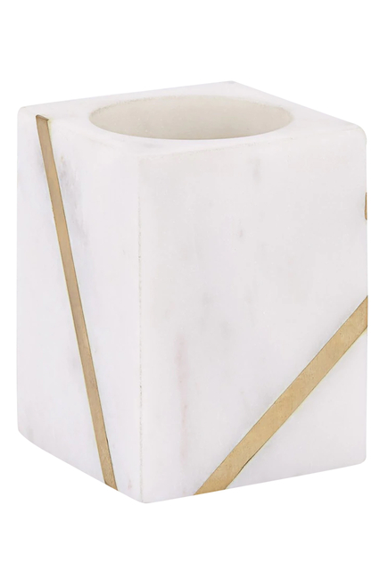 Marble Brass Tumbler