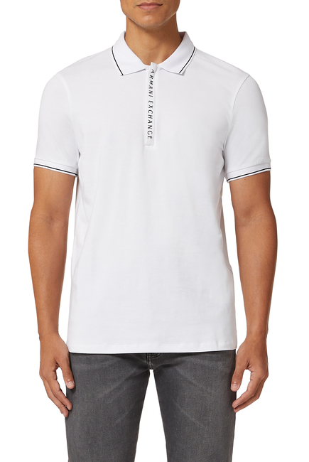 Half Zip Polo Shirt