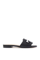 Interlocking G Cut-Out Slide Sandal