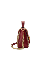 GG Marmont Leather Mini Top Handle Bag