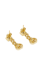 Pearl Double G Earrings