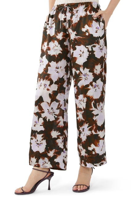 Floral Print Pants