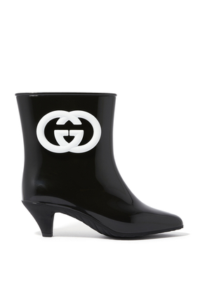 Interlocking G 54 Rubber Ankle Boots