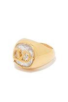  VLogo Signature Swarovski® Crystal Ring