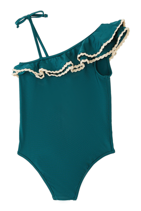 Kids Frill One-Piece Swimsuit