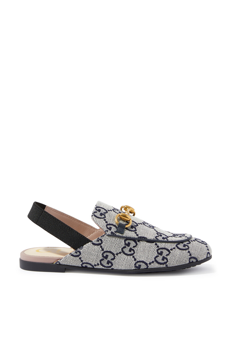 Buy Gucci Princetown Canvas Slip-Ons for Kids | Bloomingdale's Kuwait