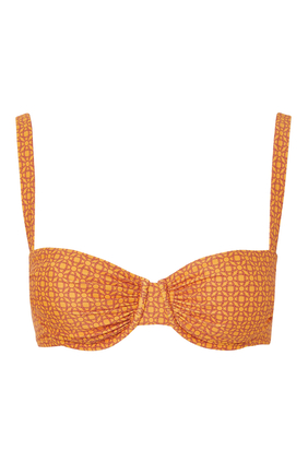 Marigold Ruched Holiday Balconette