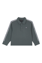 Kids Long Sleeve Polo Shirt