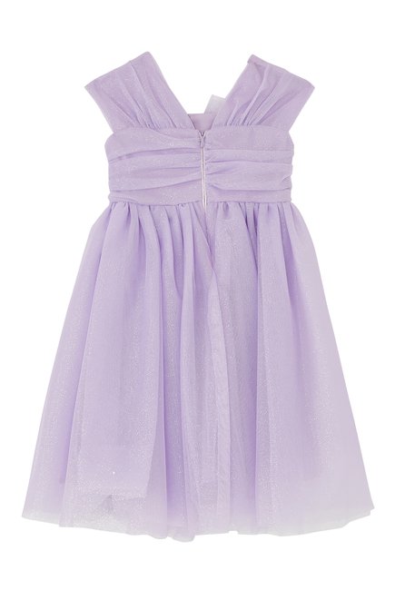 Kids Ruffle Glitter Dress