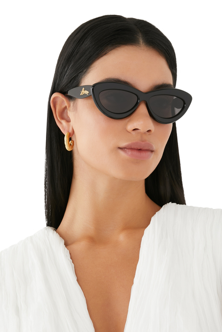 Curvy Cat-Eye Sunglasses