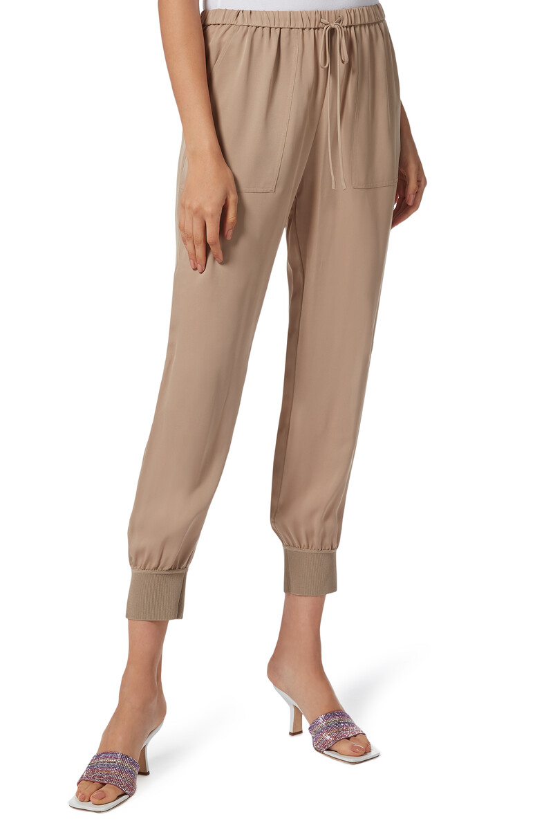 Buy Theory Silk Jogger Pants for Womens | Bloomingdale's Kuwait