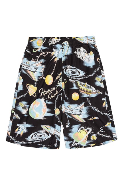 Spacey Graphic Shorts