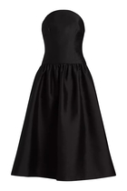 Taffeta Midi Dress