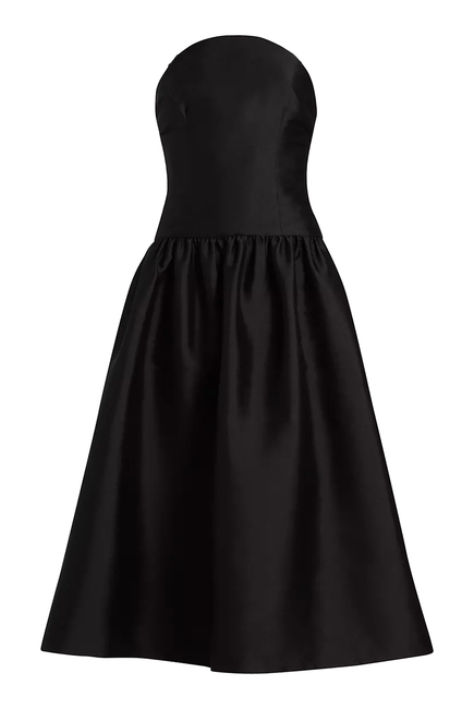 Taffeta Midi Dress