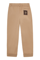 Kids Cotton Cuffed Trousers