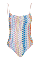 Mare Raschel Butterfly Tank One-Piece Swimsuit